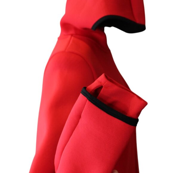 Nike Therma-Fit CANADA Jacket Medium Thumbholes Red Zipper Front Pockets d224 - Picture 6 of 11